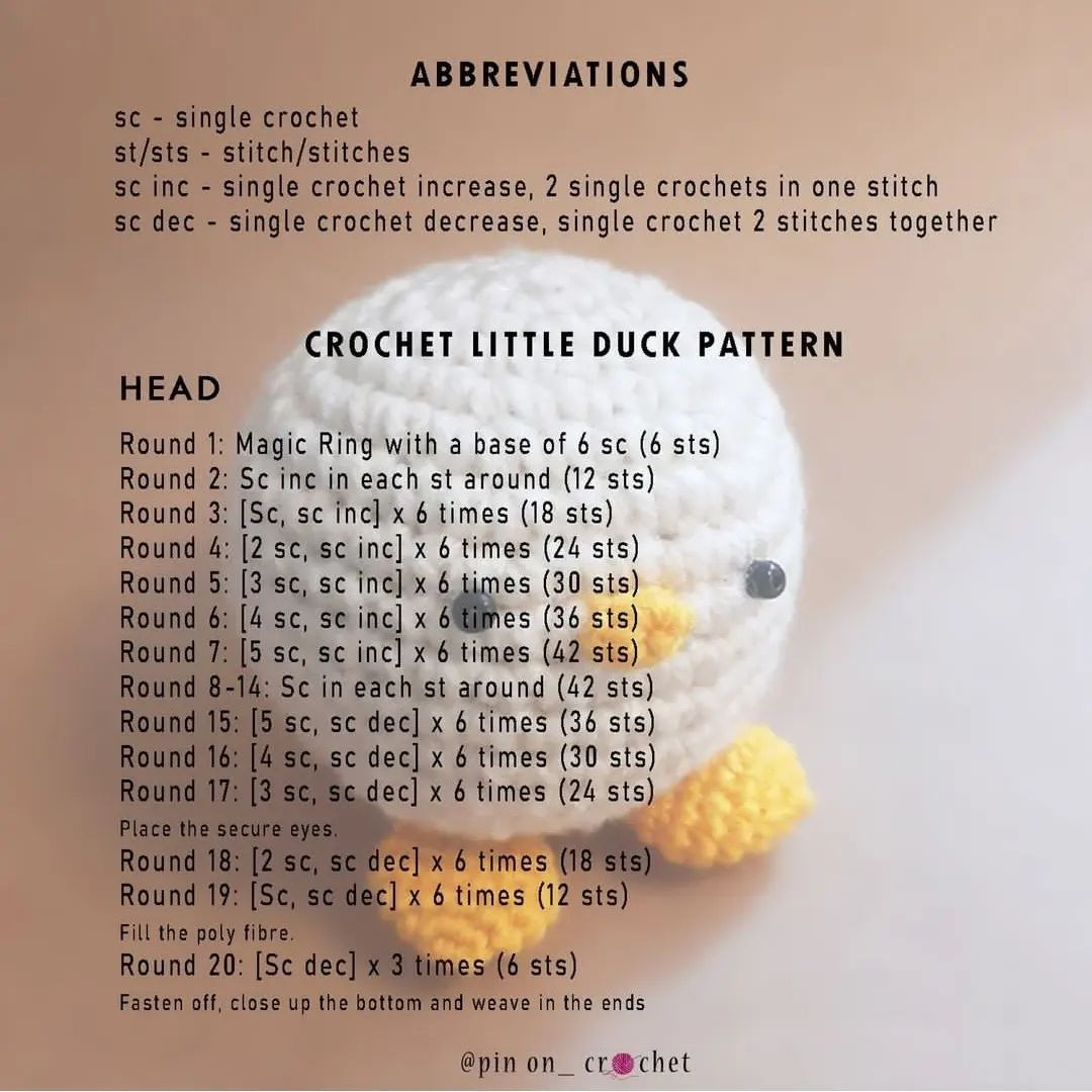 free pattern duckball