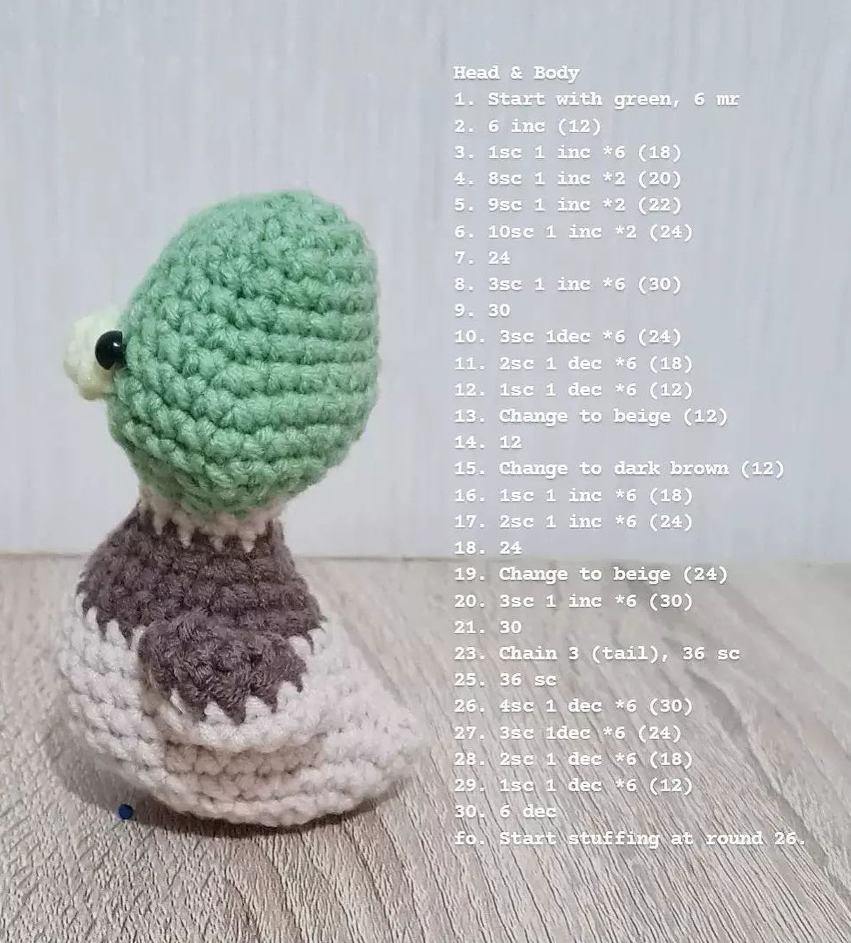 free pattern ducky duck