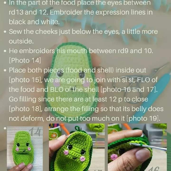 free pattern little avocado