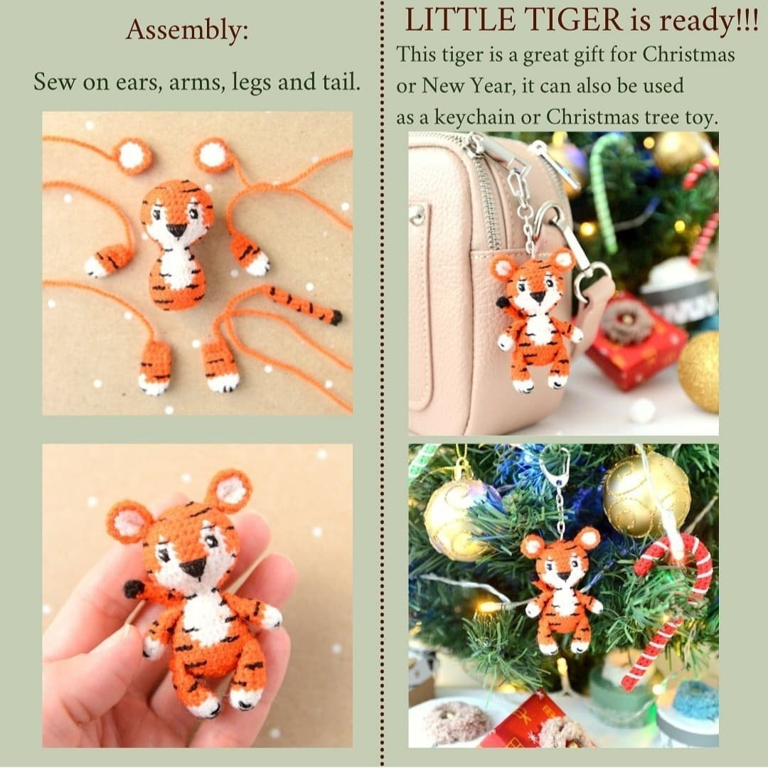 free pattern little tiger