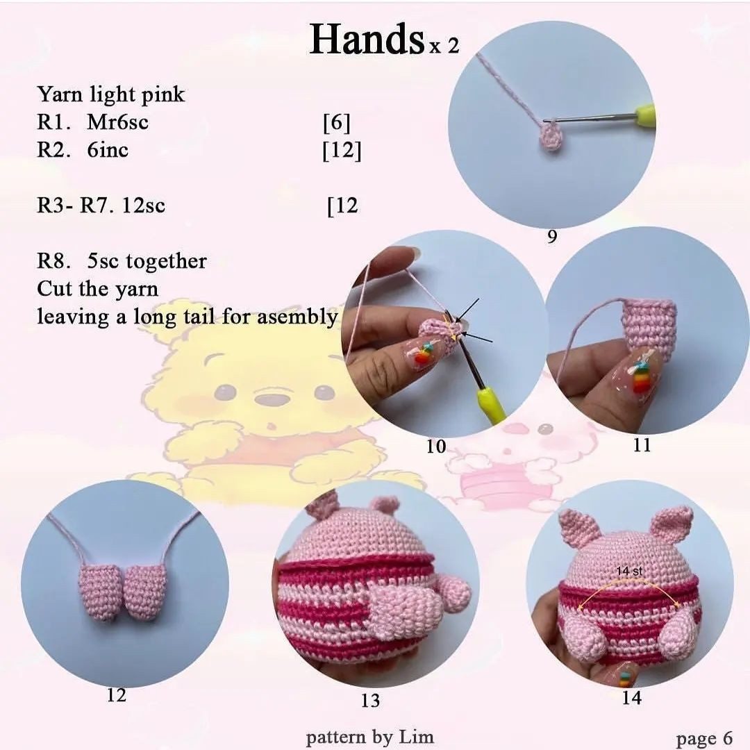 free pattern piglet