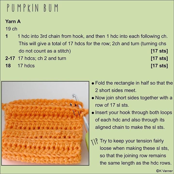 free pattern pumpkin spider crochet pattern
