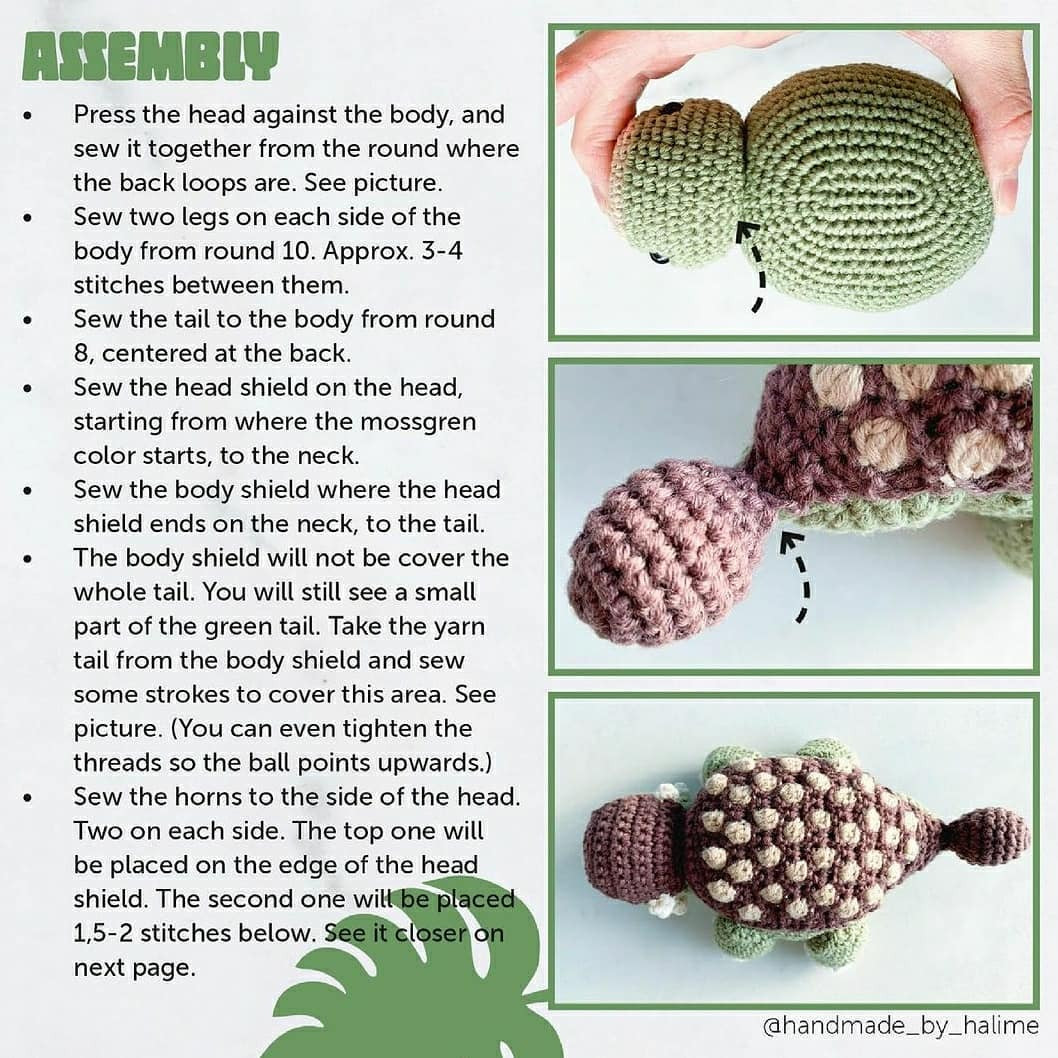 free pattern the ankylosaurus toma anks