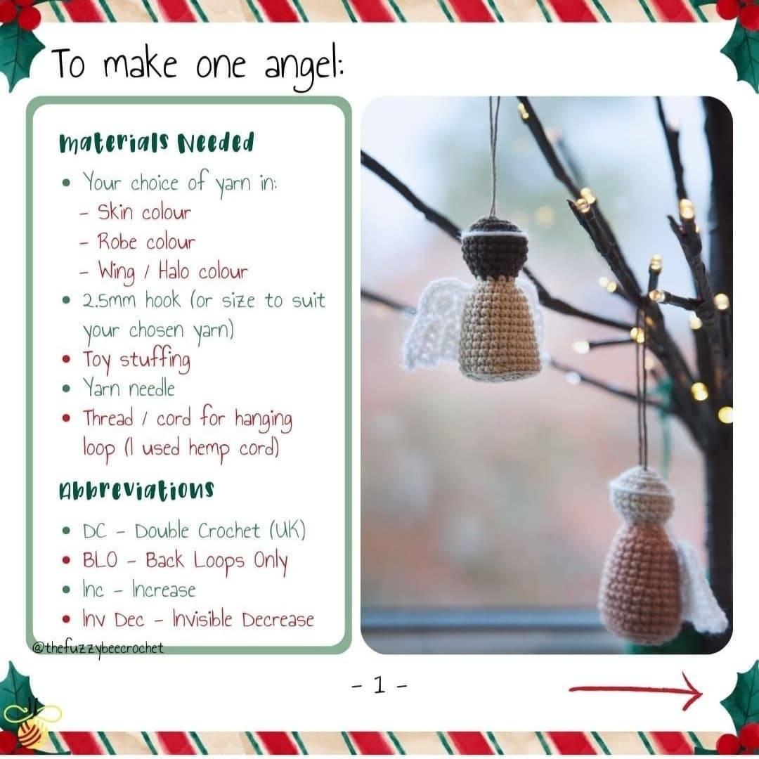 free pattern to make one angel