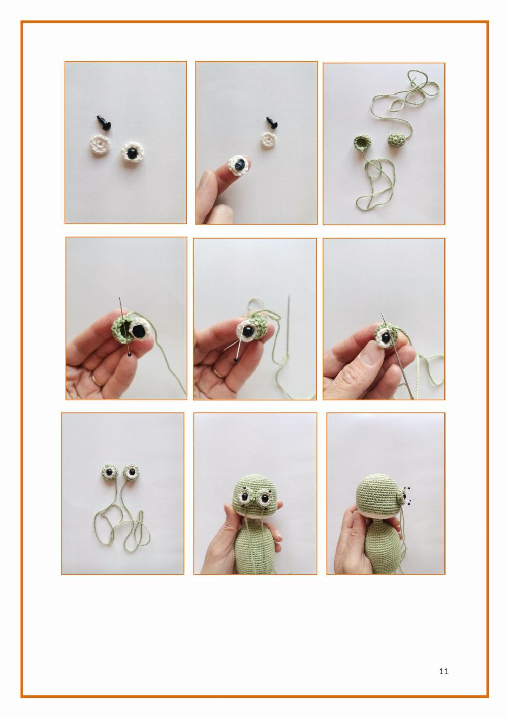 Frog Waffle Amigurumi pattern