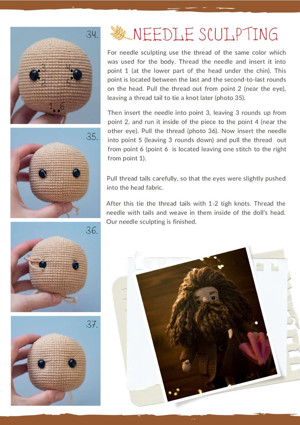 GIANT-FORESTER Crochet toy pattern