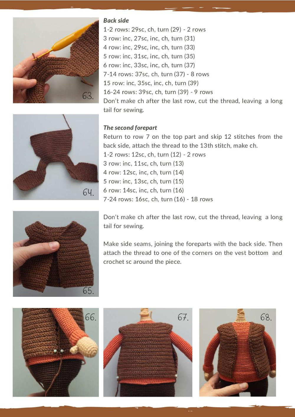 GIANT-FORESTER Crochet toy pattern