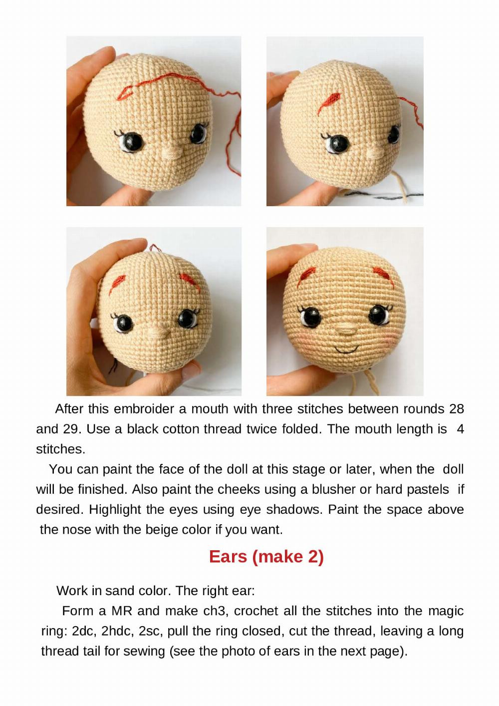 Ginny, the wizard crochet toy pattern