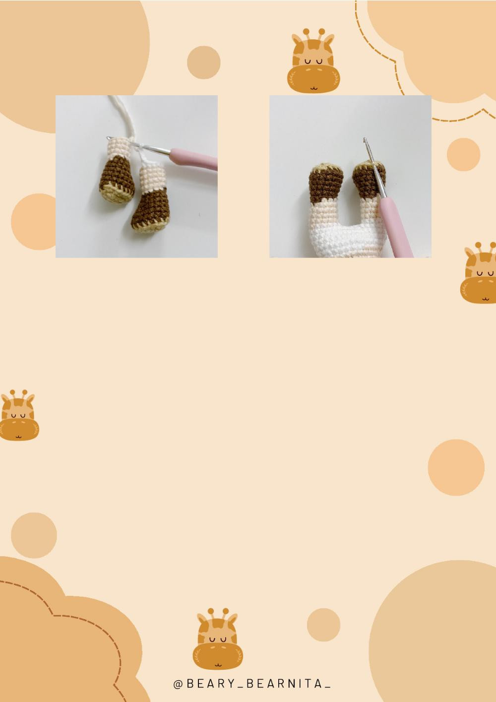 GIRAFFE DOLL crochet pattern