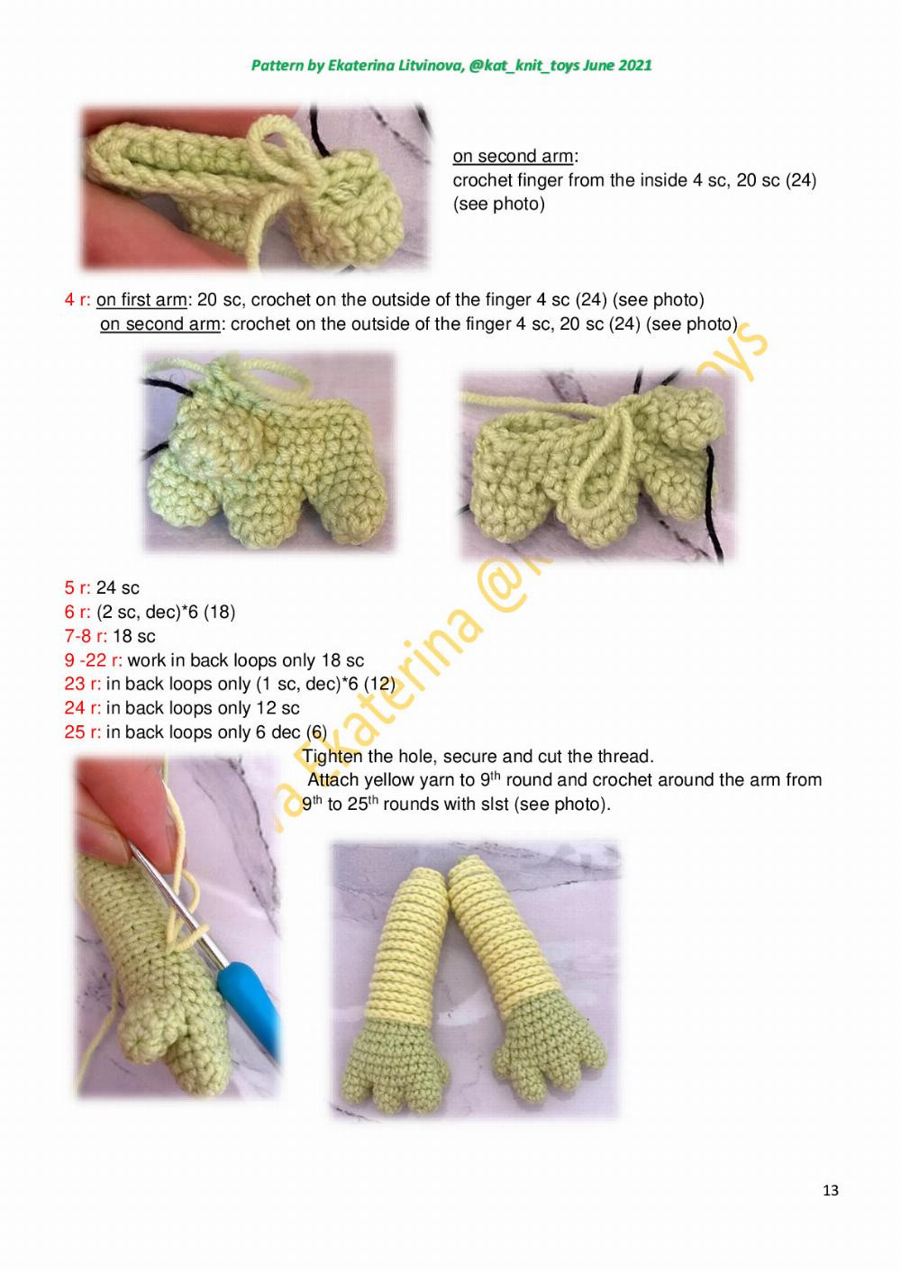 gretta the dragon crochet pattern