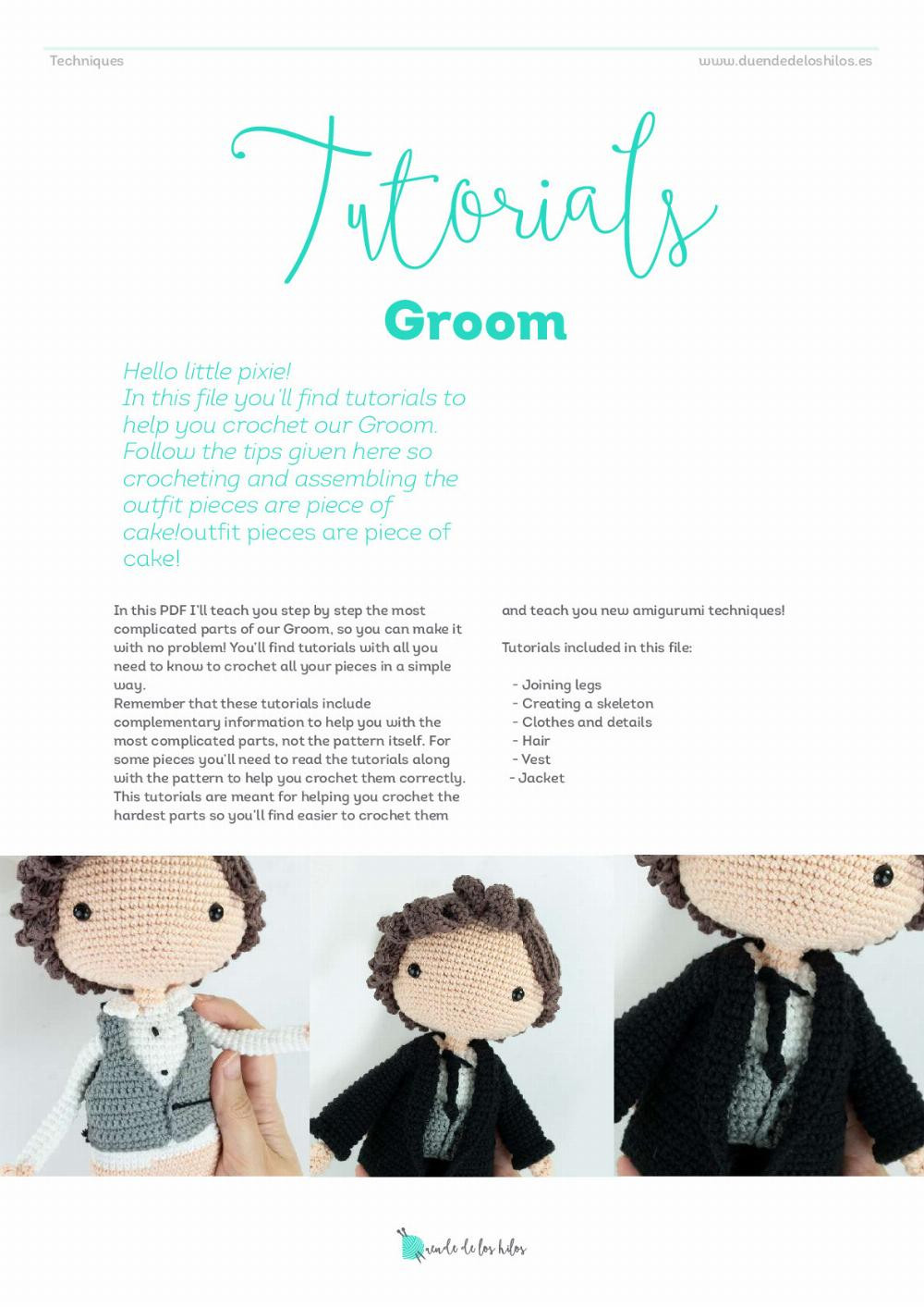 GROOM CROCHET PATTERN