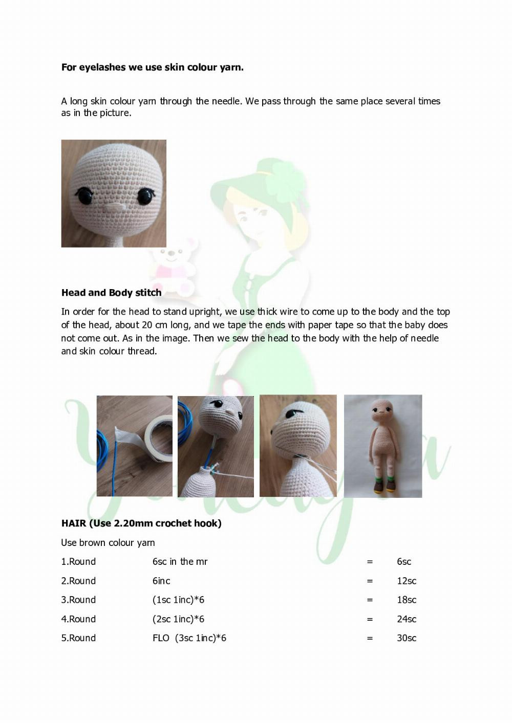 hailey doll crochet pattern