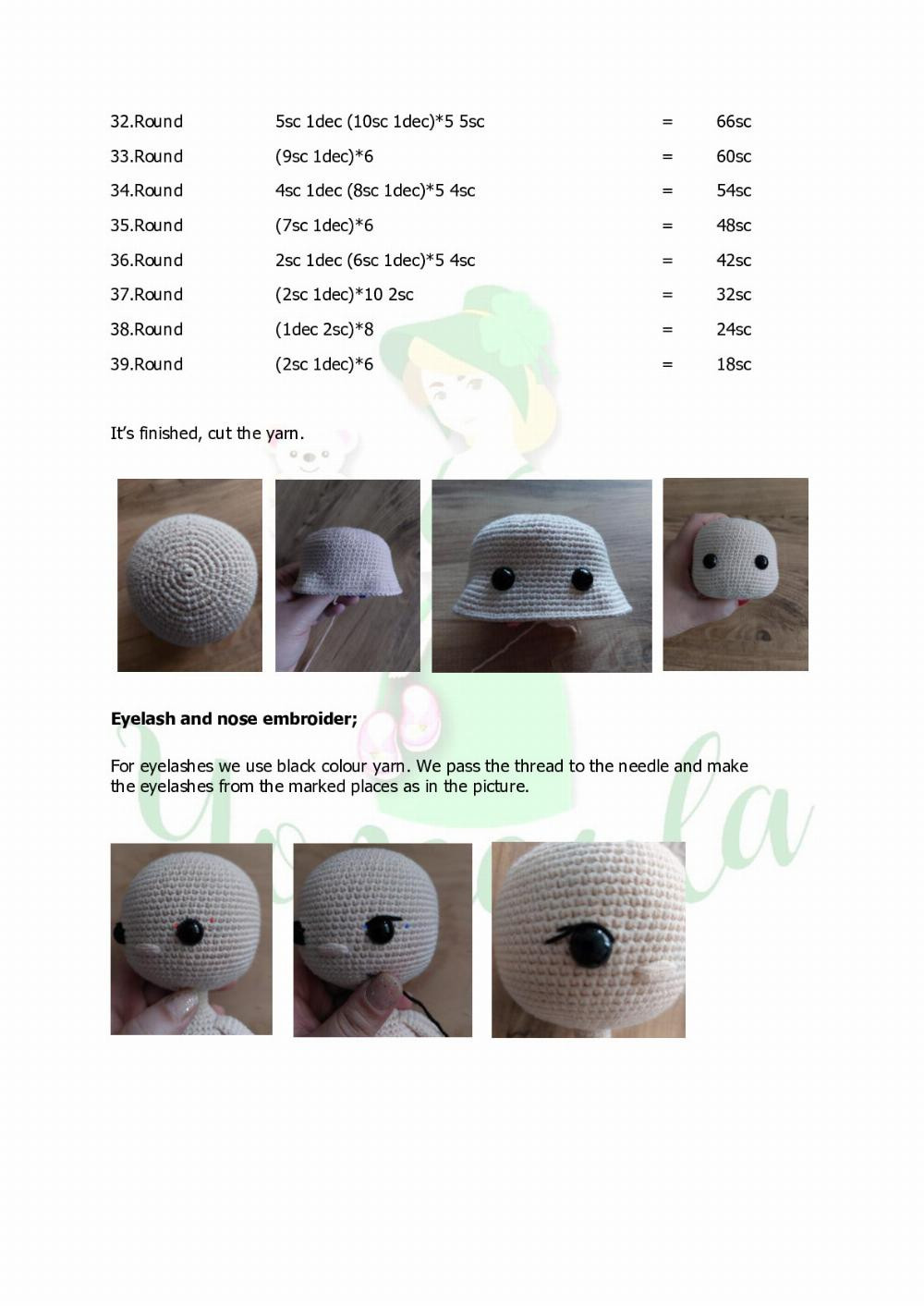 hailey doll crochet pattern