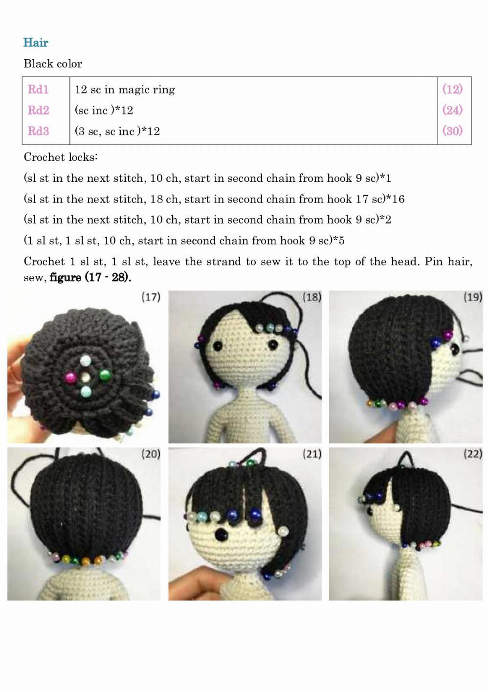 Harry Doll Step-by-step lesson