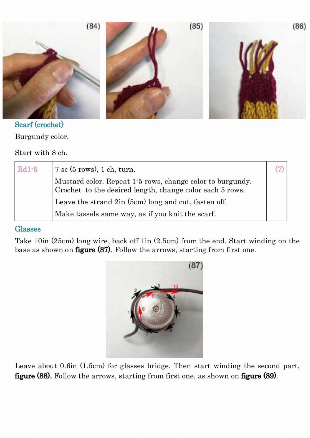 Harry Doll Step-by-step lesson