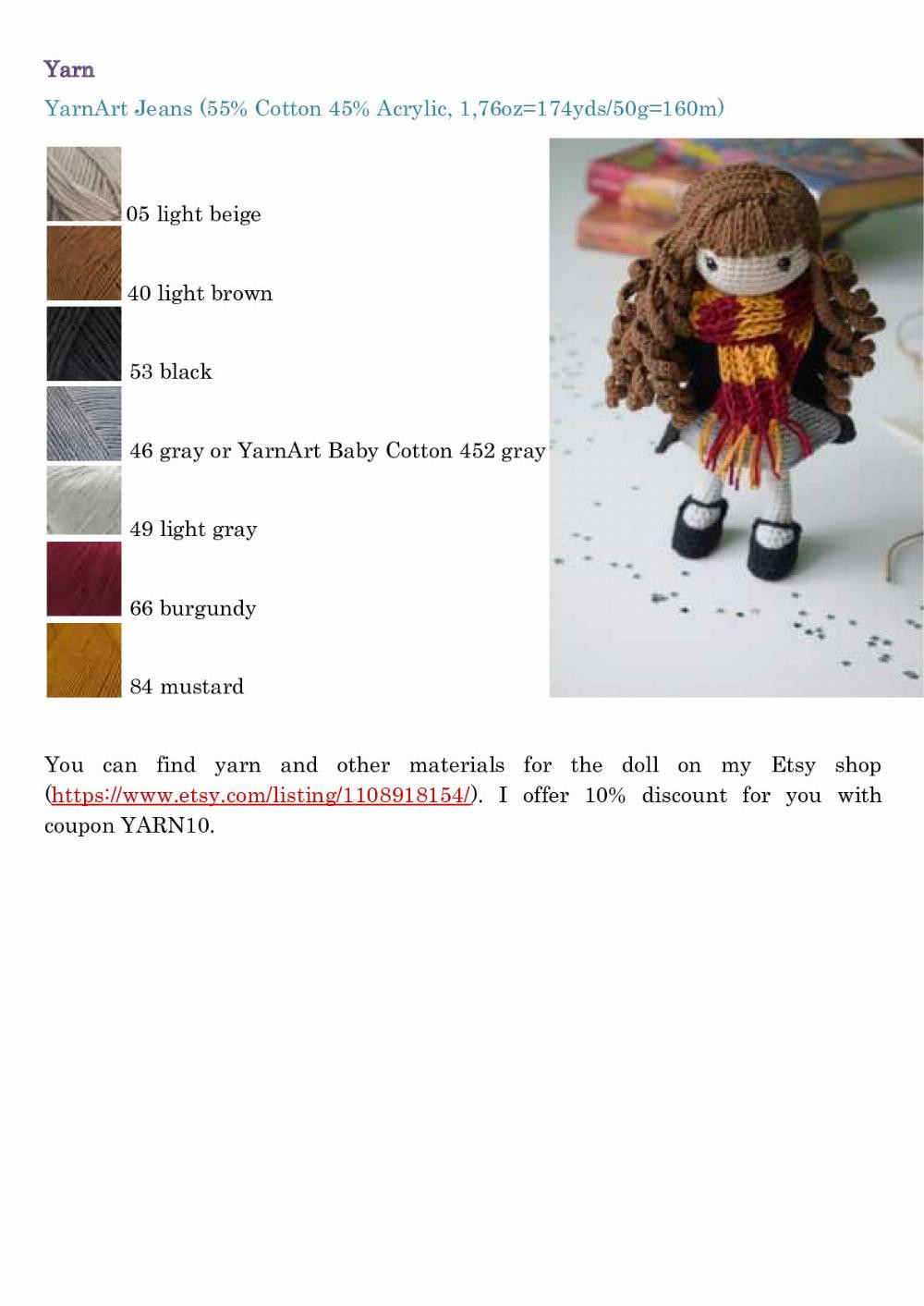 Harry Doll Step-by-step lesson