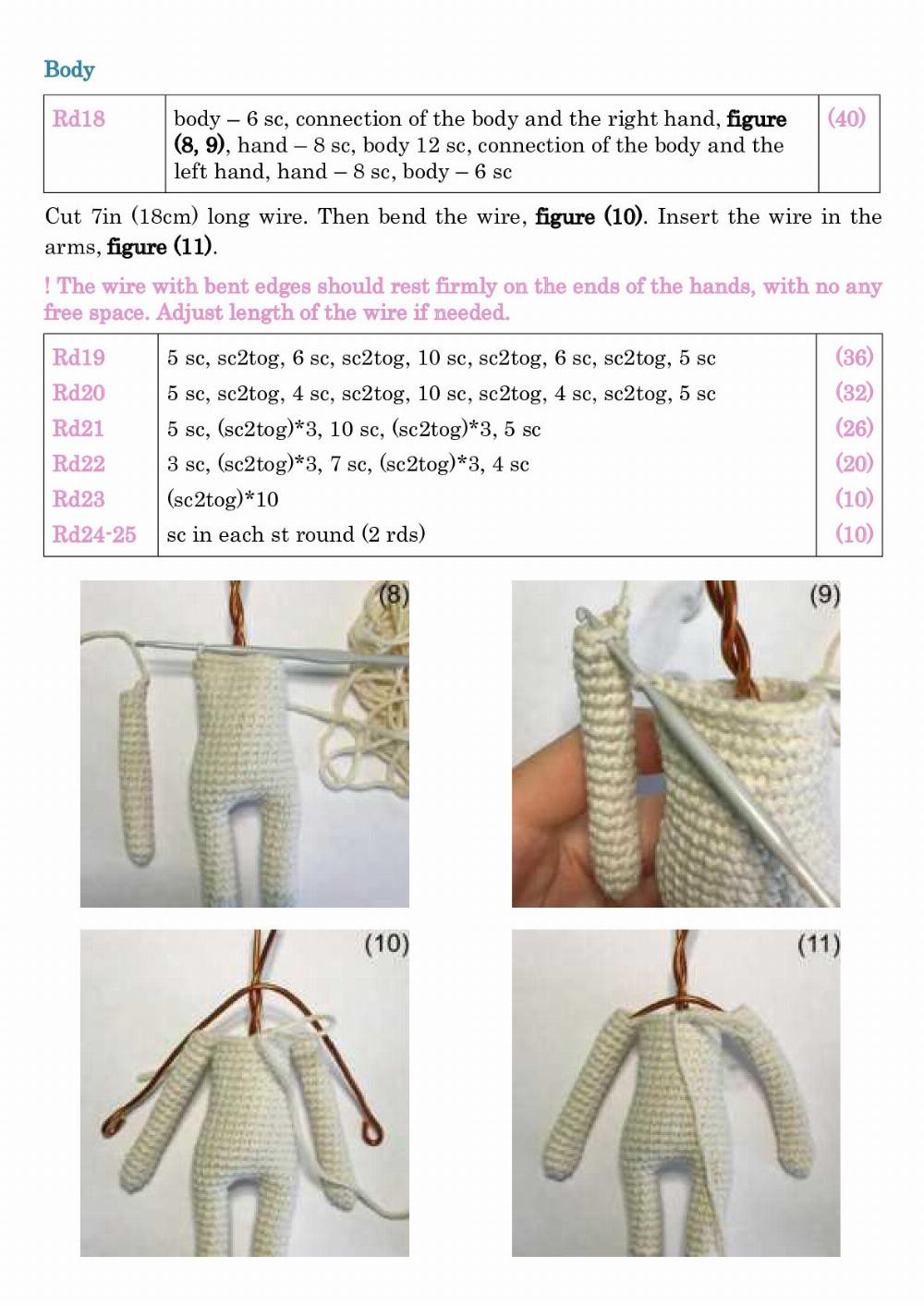 Harry Doll Step-by-step lesson