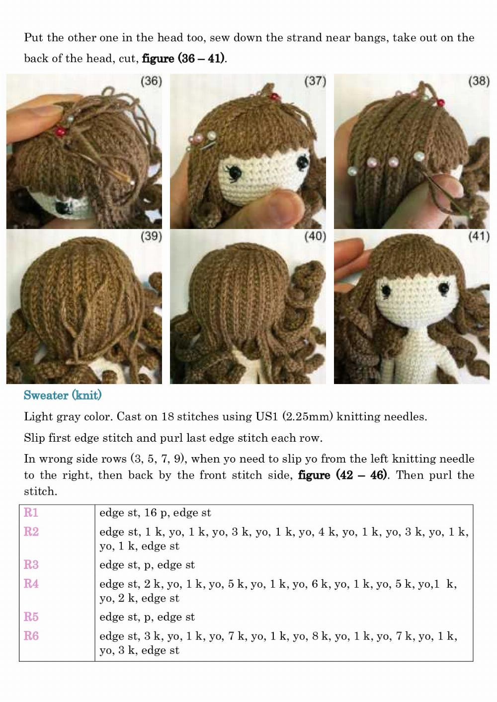 Harry Doll Step-by-step lesson