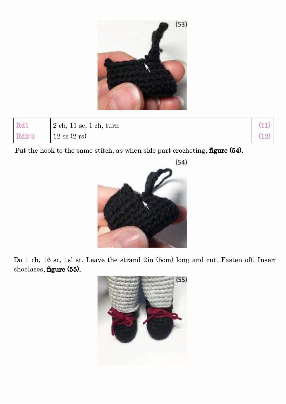 Harry Doll Step-by-step lesson