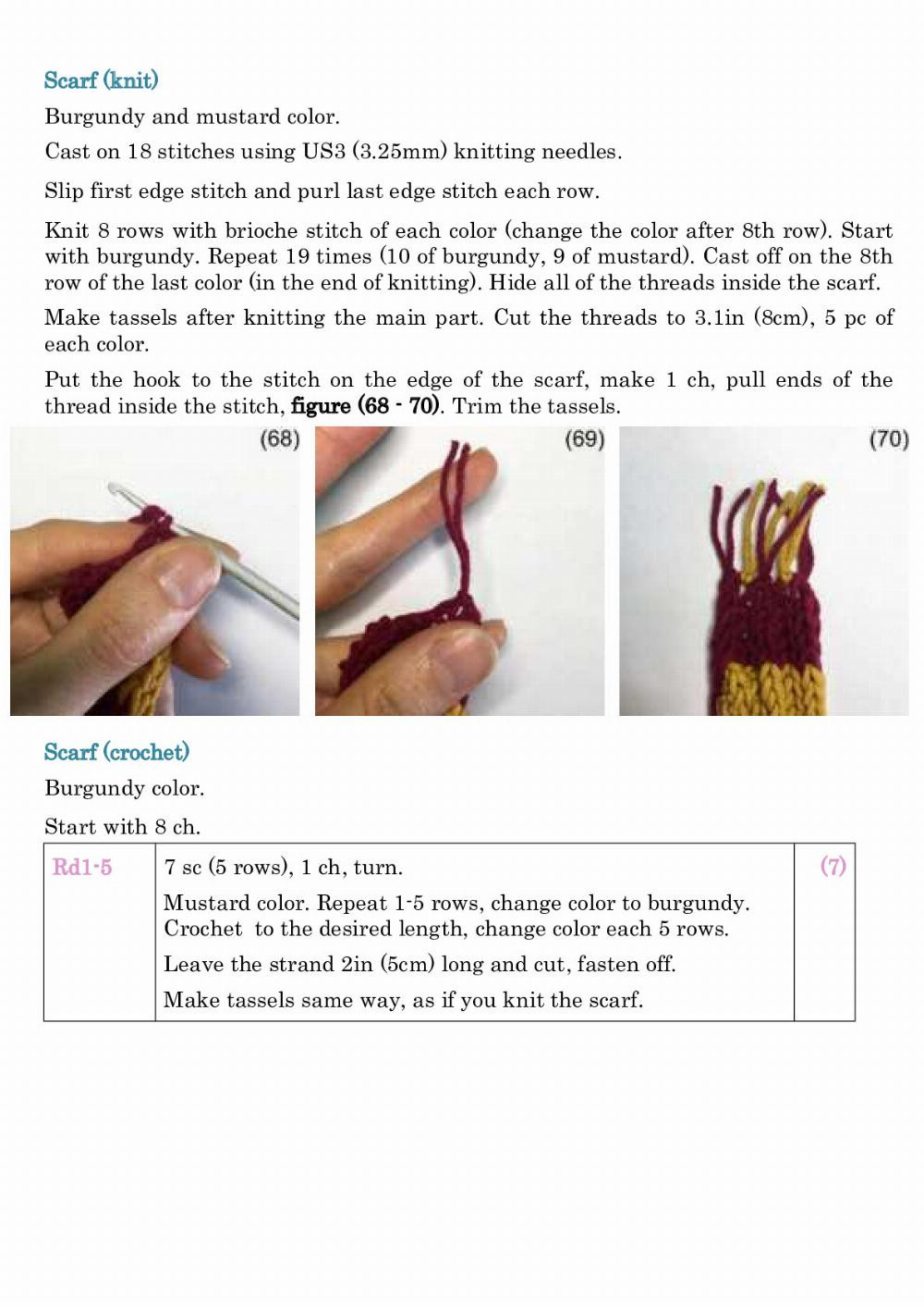 Harry Doll Step-by-step lesson