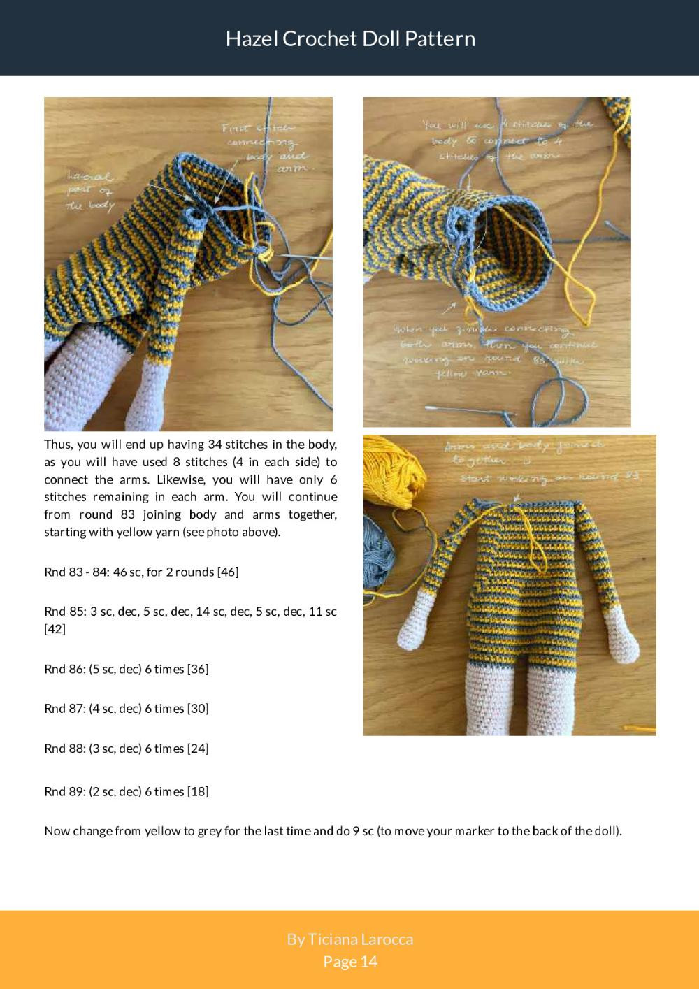 Hazel Crochet Doll Pattern