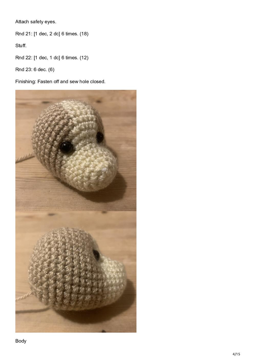 How to Crochet an Amigurumi Corgi Pattern