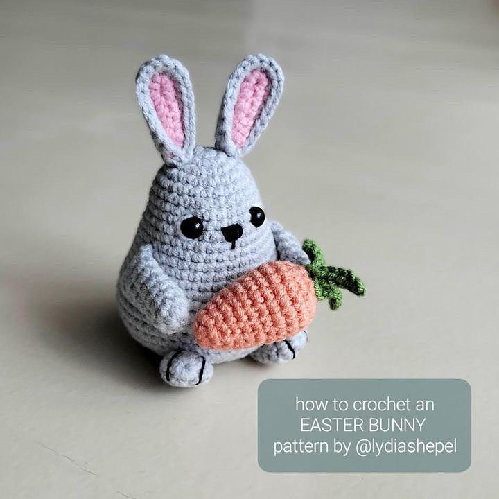 how to crochet an easter bunny