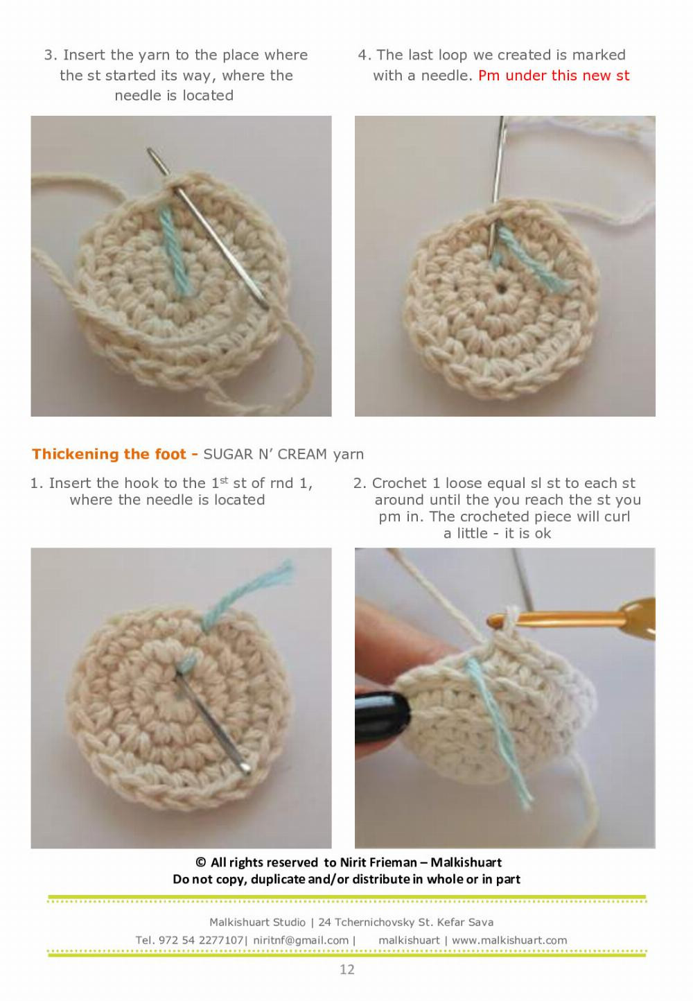 how to crochet pattern duby the bear