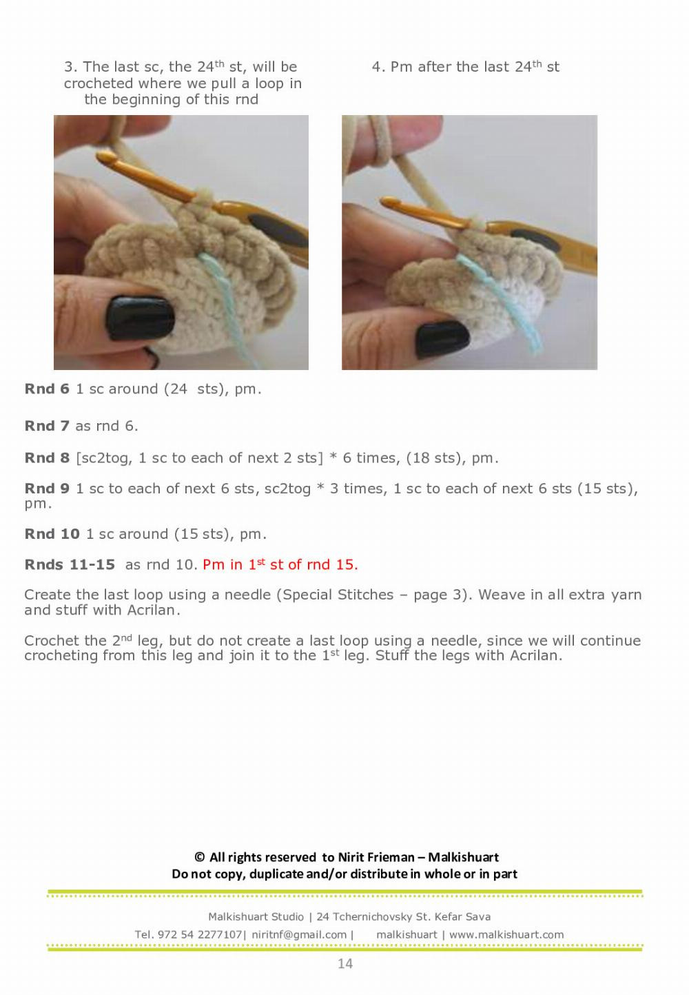 how to crochet pattern duby the bear