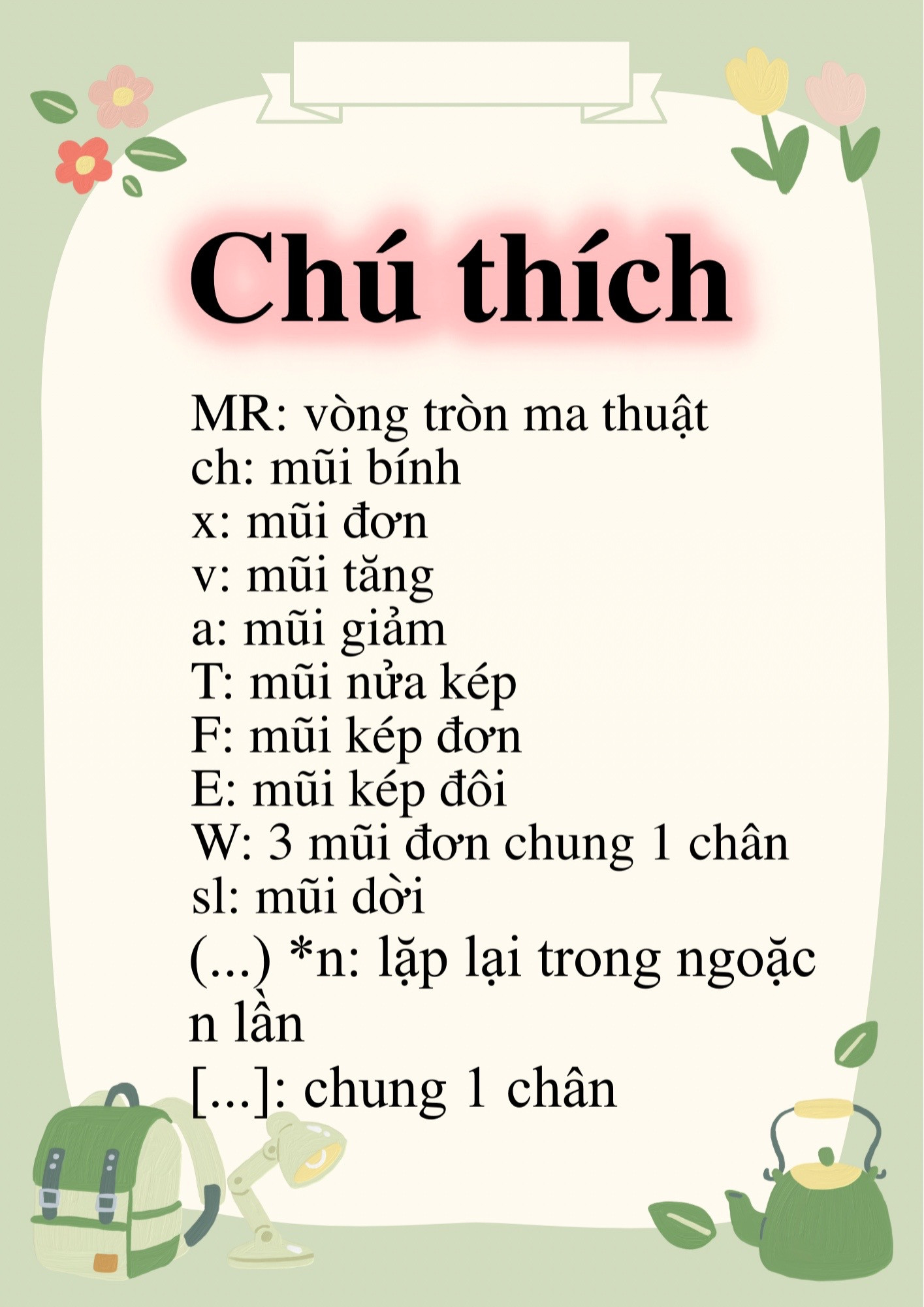 Hướng dẫn móc hoa linh lan