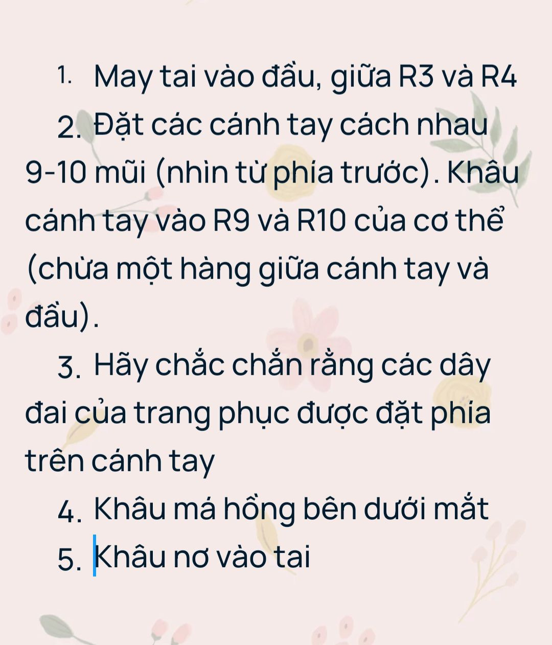 Hướng dẫn móc thỏ trắng mặc váy yếm màu tím, nơ màu tím