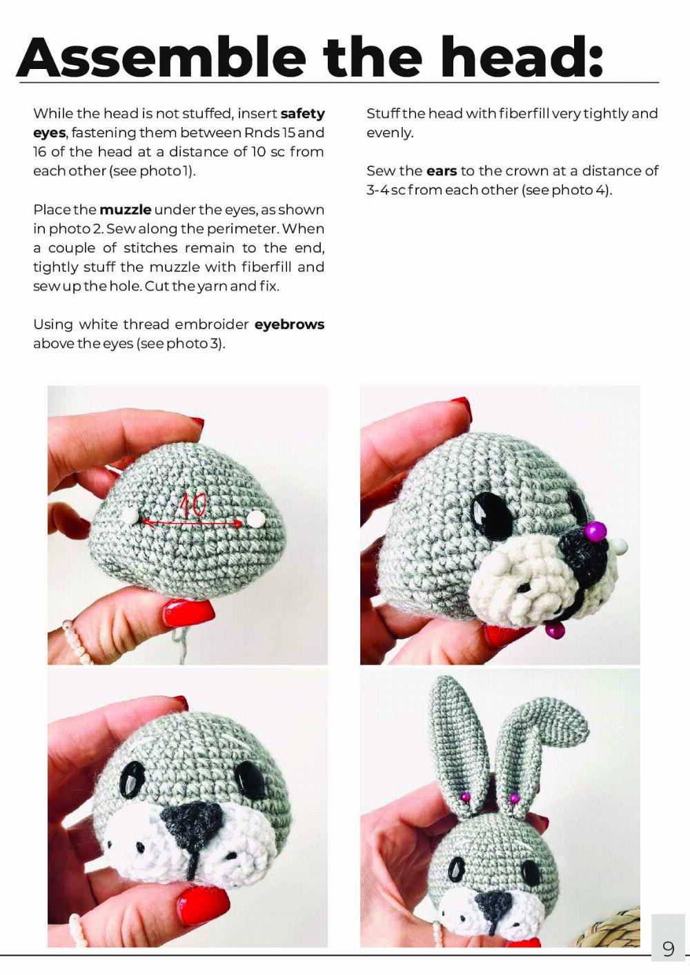 Ike the Bunny crochet pattern