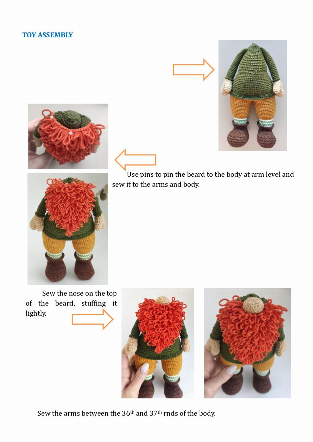 Irish gnome Crochet pattern Irish gnome