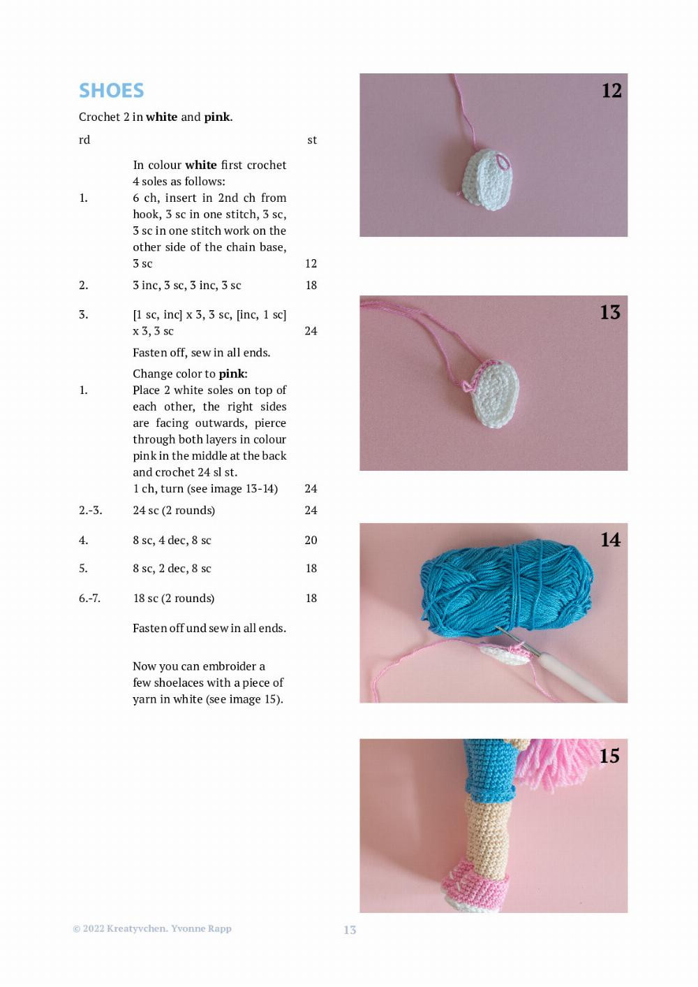 Jucy Bubble Gum crochet pattern