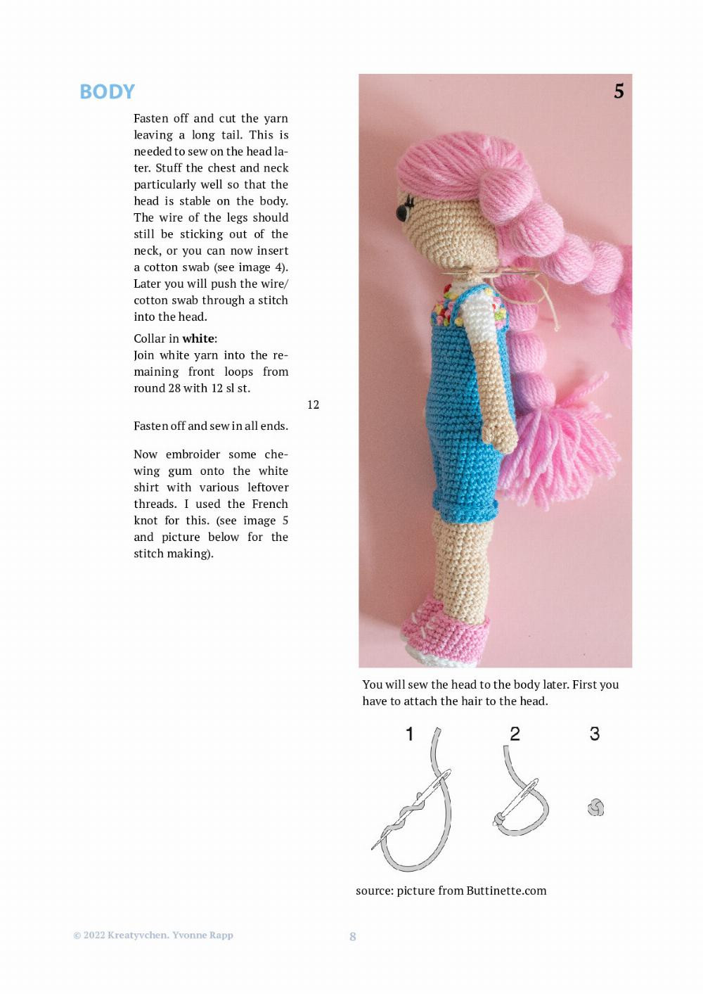 Jucy Bubble Gum crochet pattern