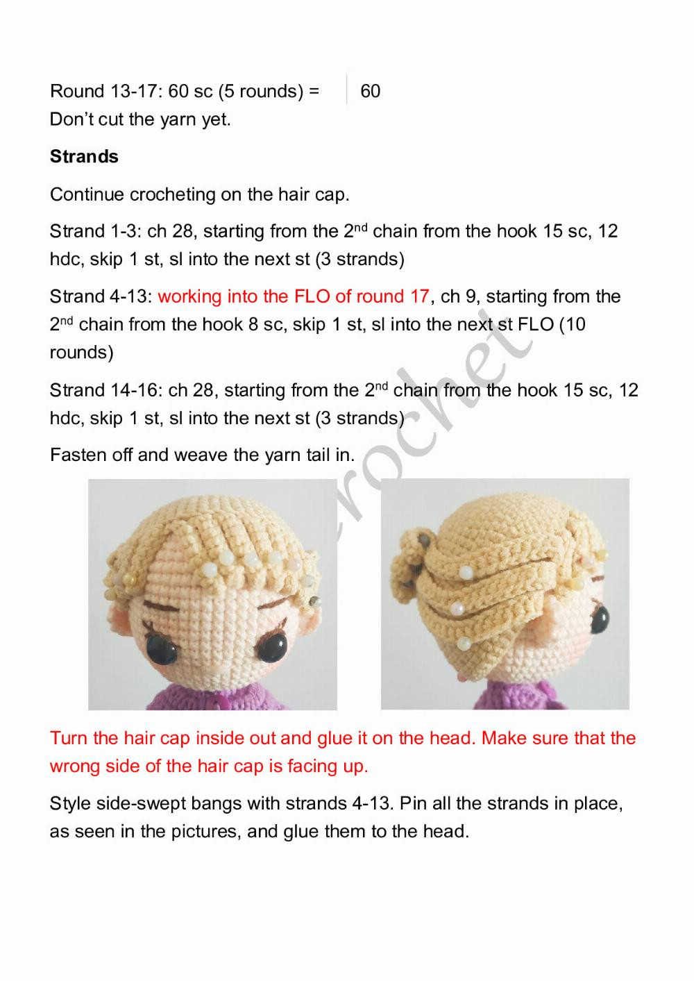 Kaia Crochet Princess Ornaments – Elsa Crochet Pattern (Kaia Crochet )