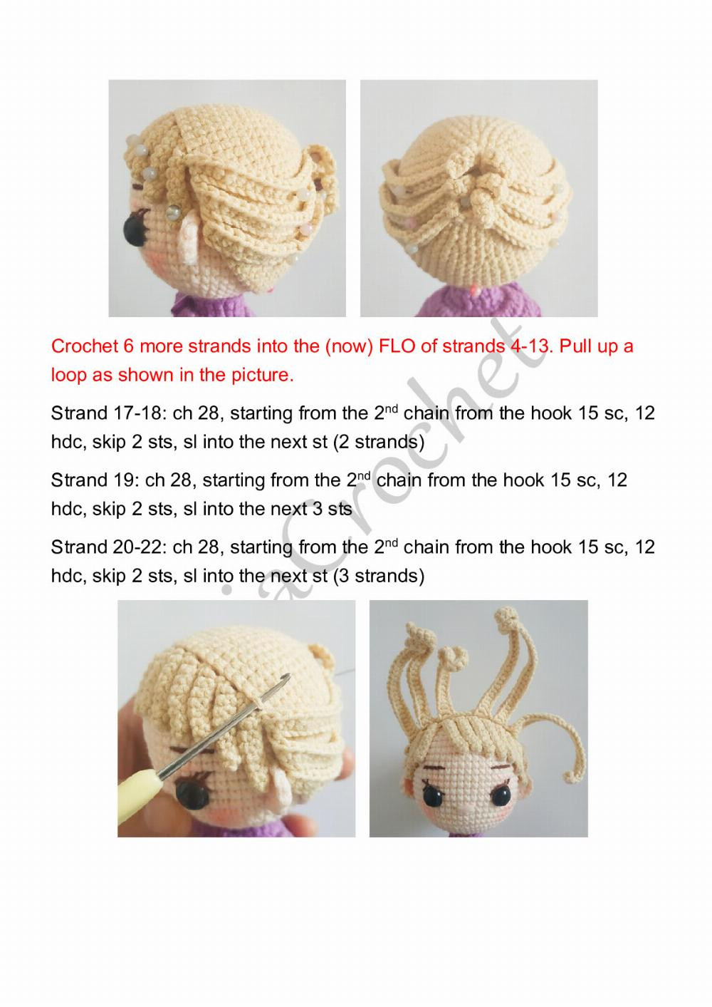 Kaia Crochet Princess Ornaments – Elsa Crochet Pattern (Kaia Crochet )