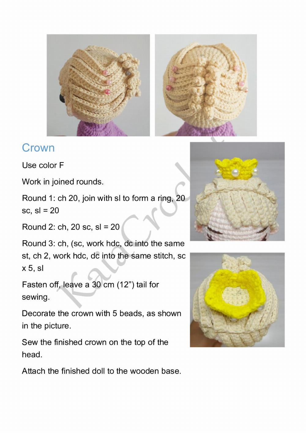 Kaia Crochet Princess Ornaments – Elsa Crochet Pattern (Kaia Crochet )