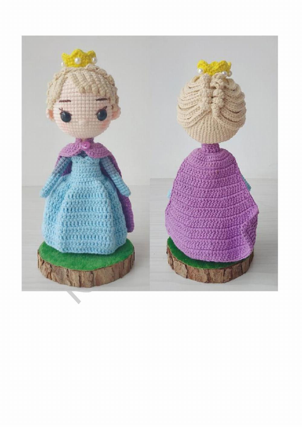 Kaia Crochet Princess Ornaments – Elsa Crochet Pattern (Kaia Crochet )