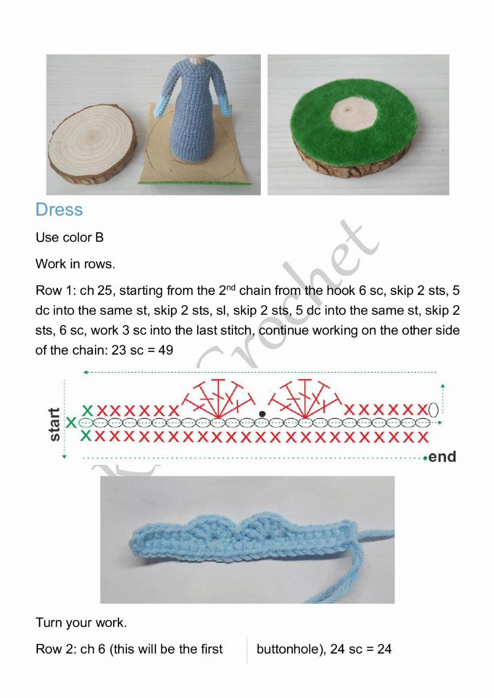 Kaia Crochet Princess Ornaments – Elsa Crochet Pattern (Kaia Crochet )