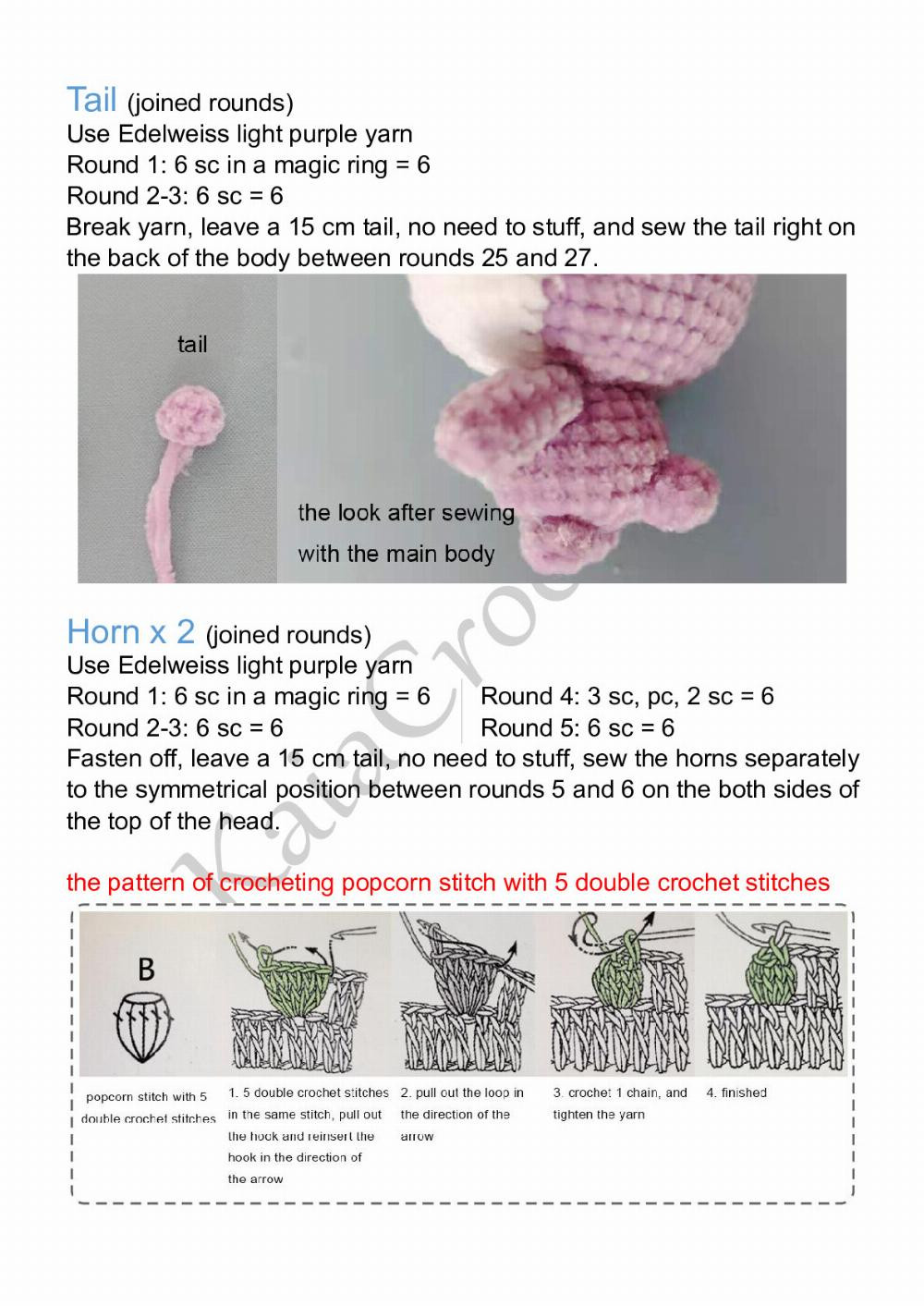 KaiaCrochet Bud Family – Deer Crochet Pattern