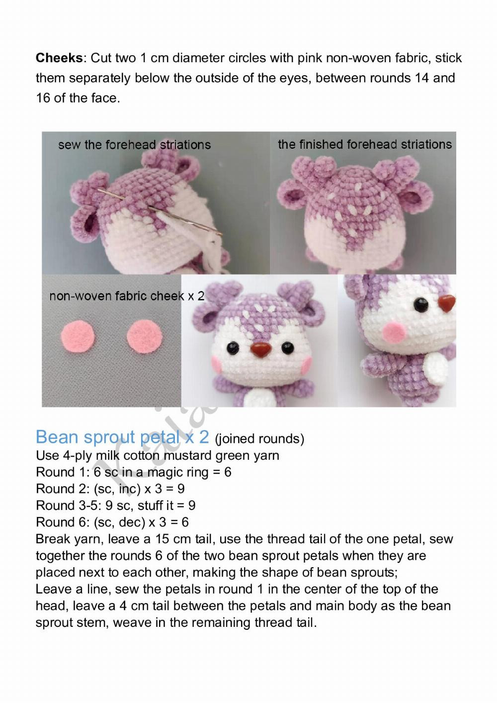 KaiaCrochet Bud Family – Deer Crochet Pattern