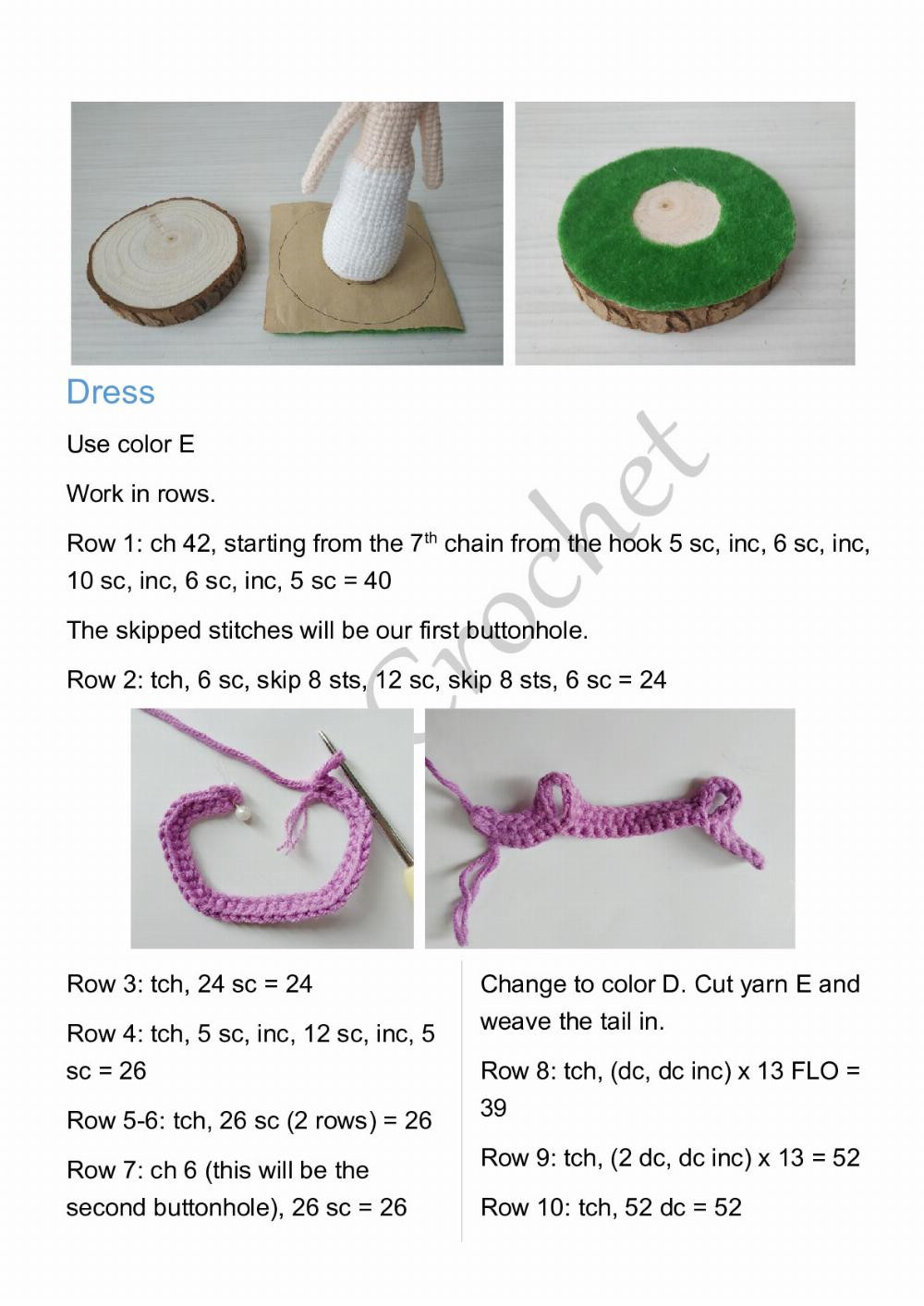 KaiaCrochet Princess Ornaments – Rapunzel Crochet Pattern