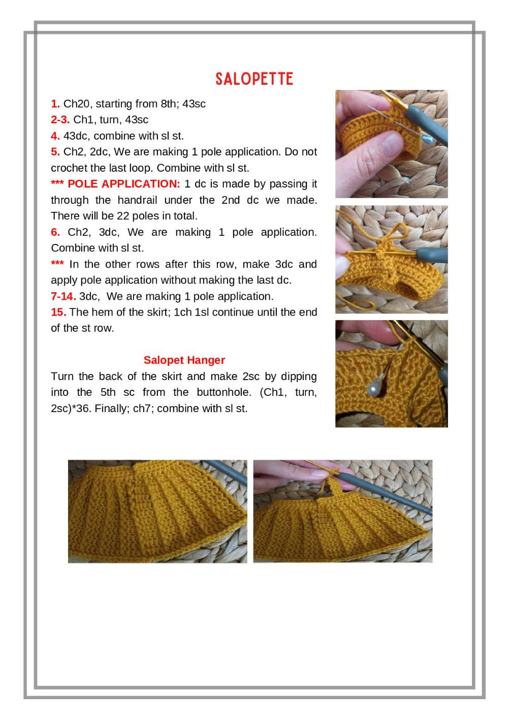 karamel & bicir crochet pattern