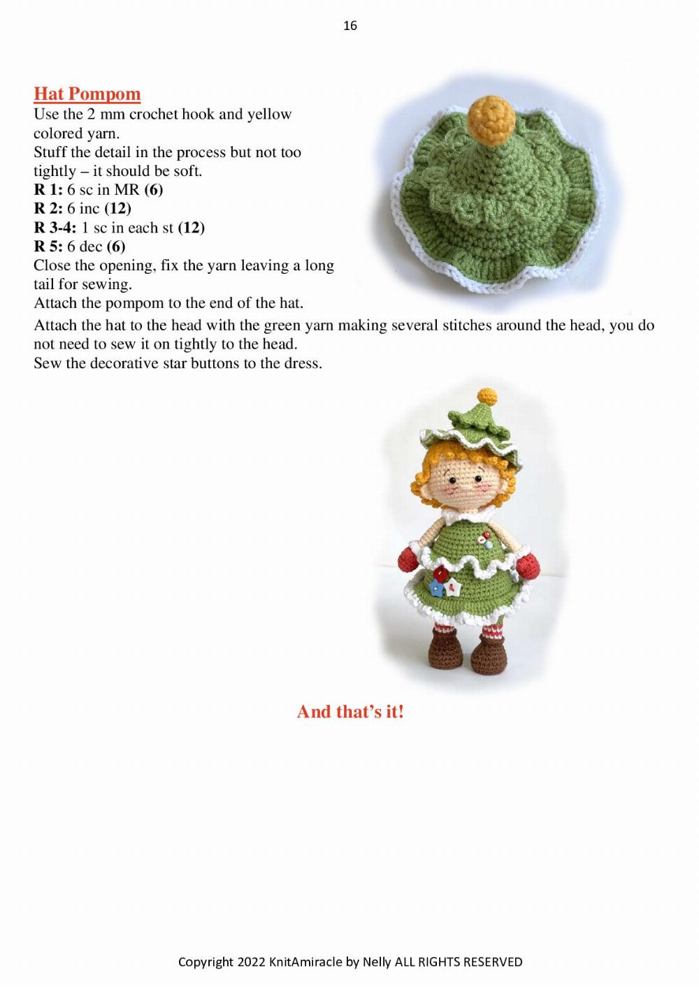 Knit a Miracle by Nelly presents Monica, the Christmas Tree