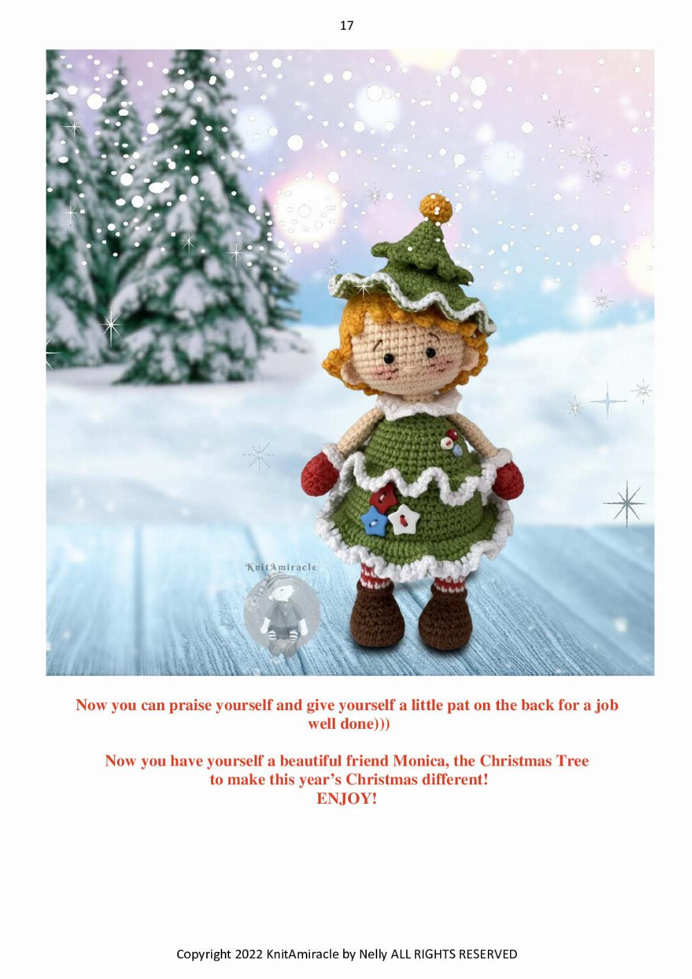 Knit a Miracle by Nelly presents Monica, the Christmas Tree