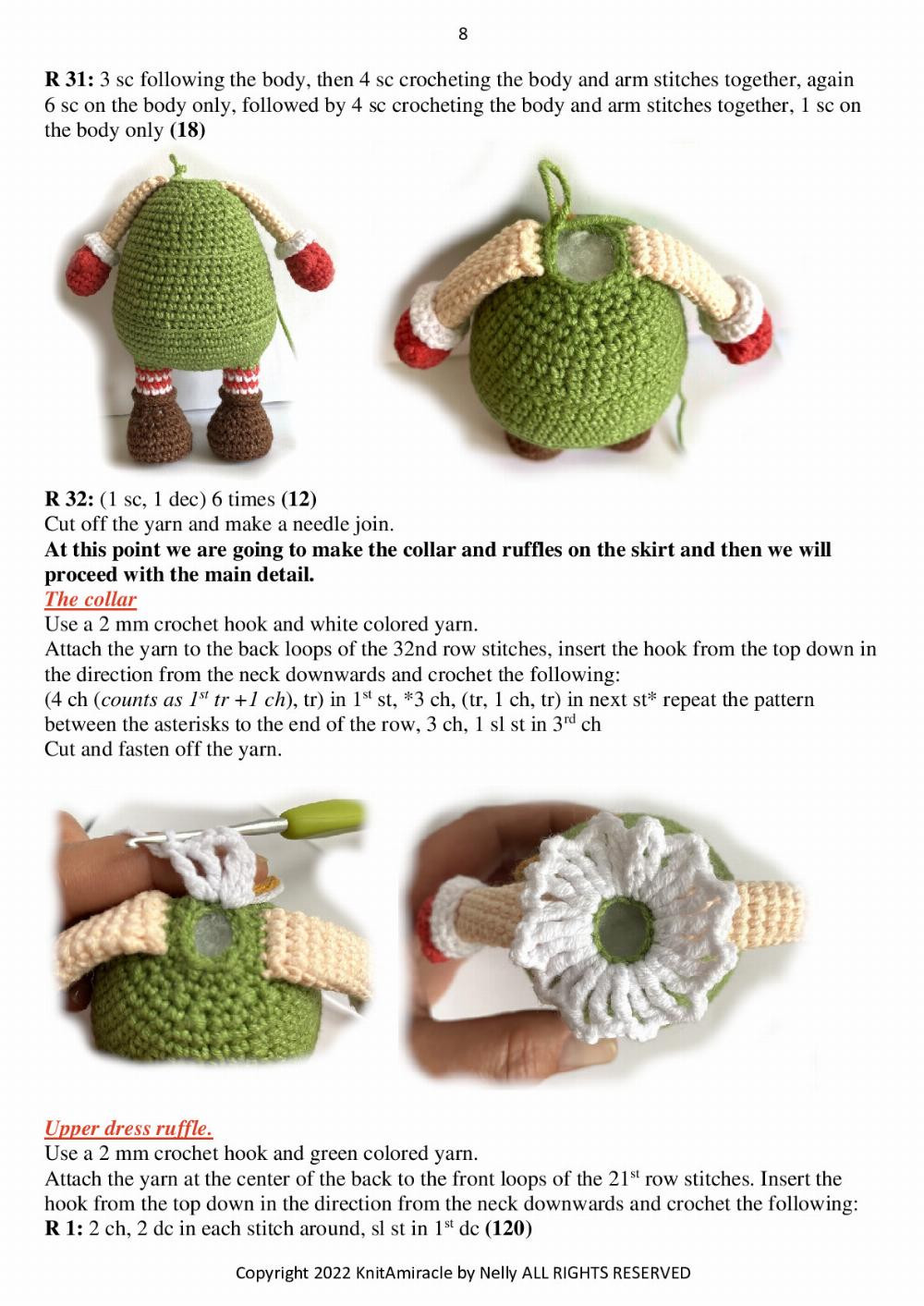 Knit a Miracle by Nelly presents Monica, the Christmas Tree