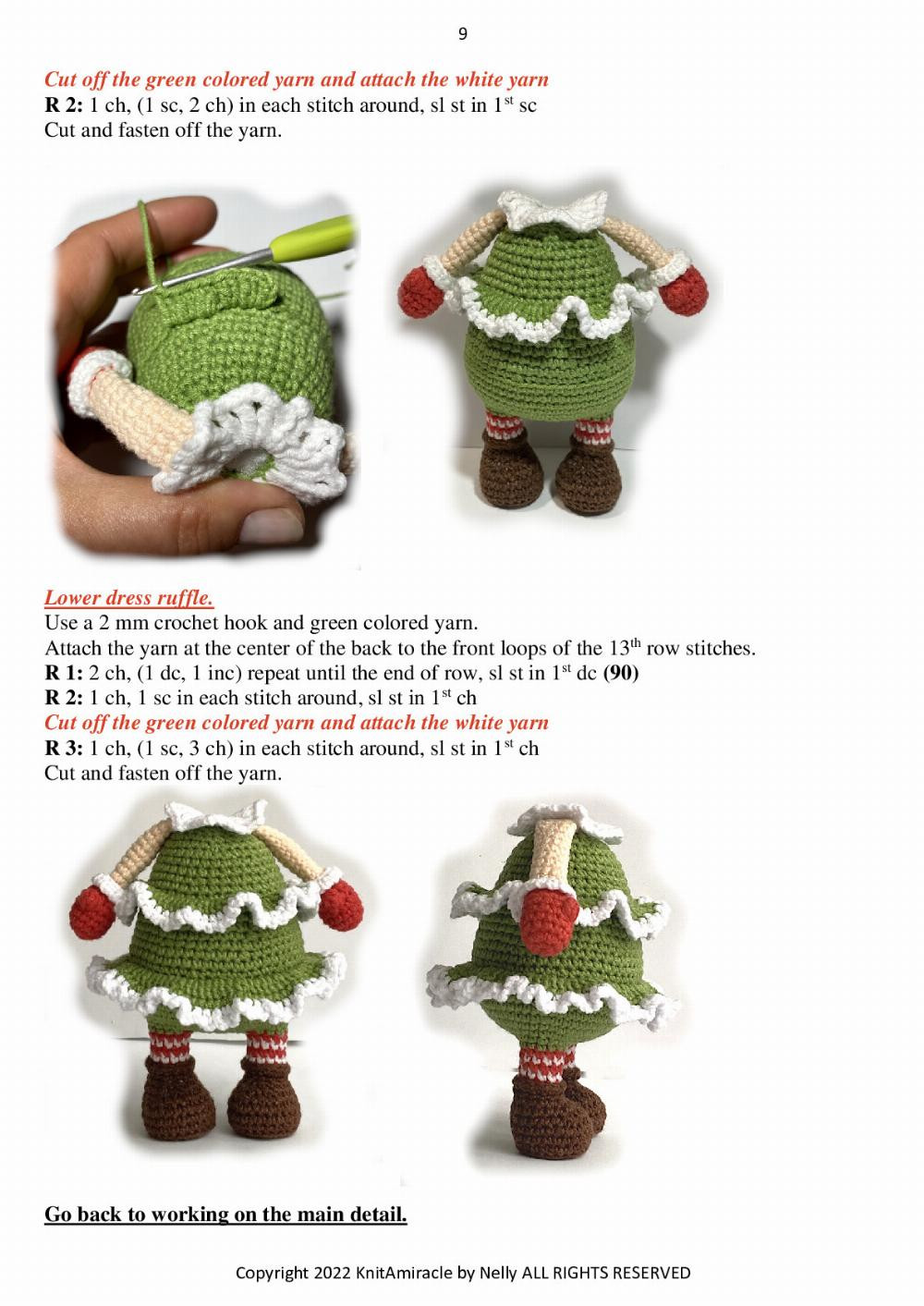 Knit a Miracle by Nelly presents Monica, the Christmas Tree