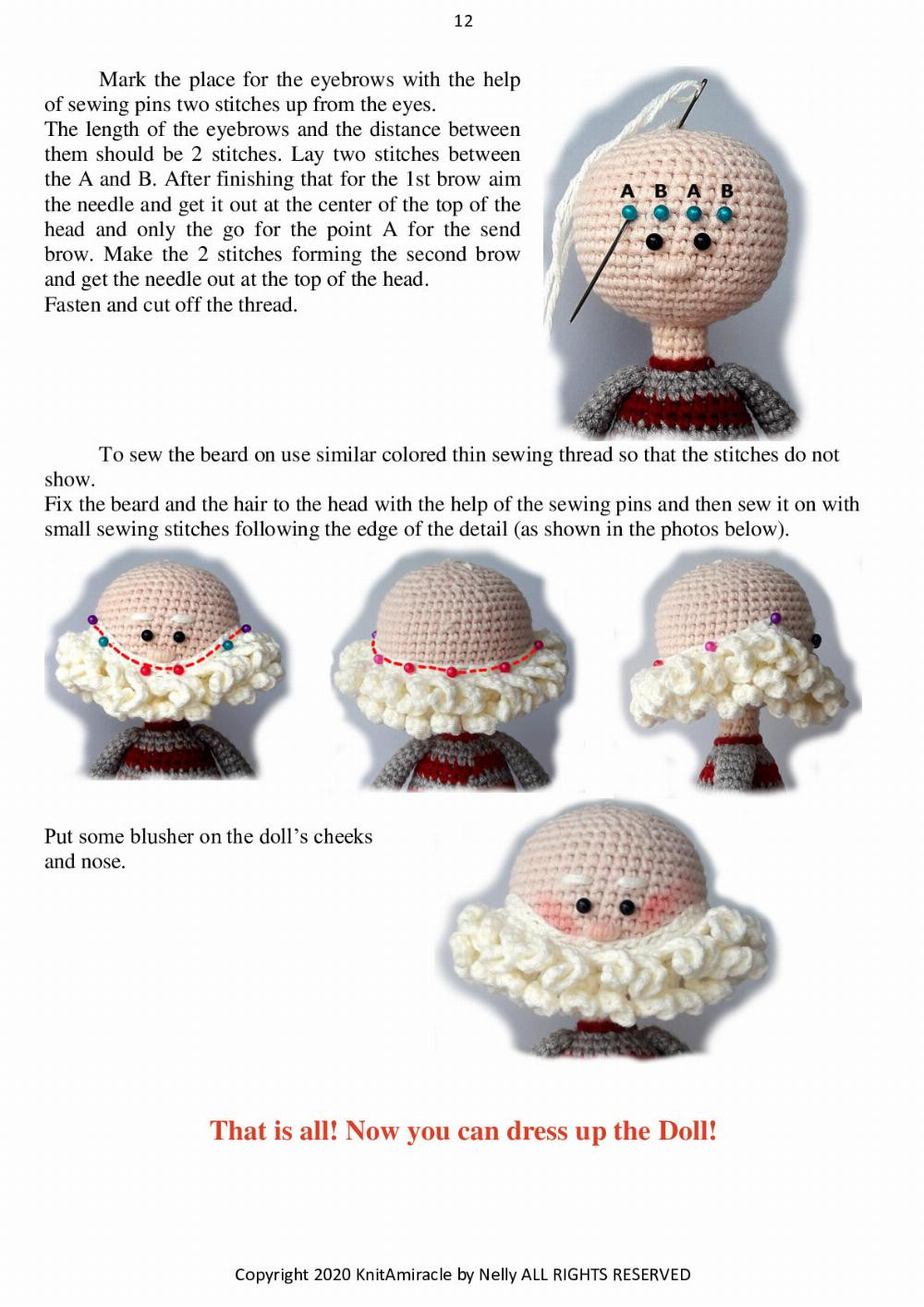 Knit a Miracle by Nelly presents Mr. & Mrs. Santa and Their Family Christmas Tree