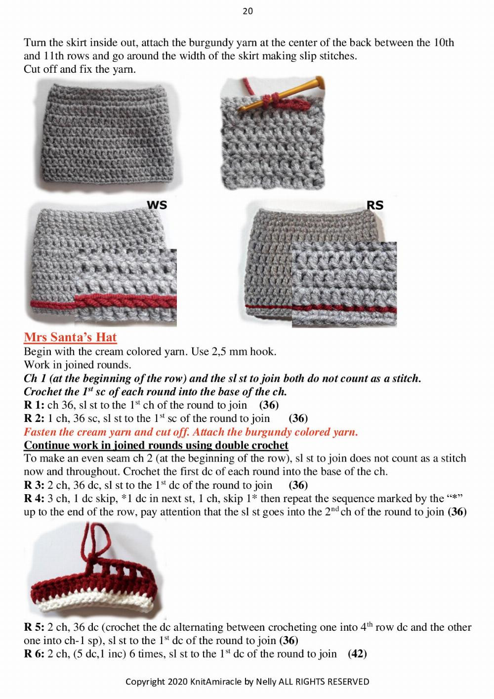 Knit a Miracle by Nelly presents Mr. & Mrs. Santa and Their Family Christmas Tree